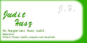 judit husz business card